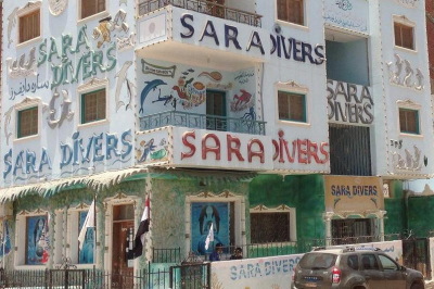 Hurghada sara divers map